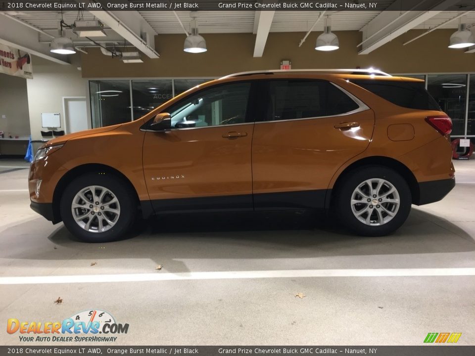 2018 Chevrolet Equinox LT AWD Orange Burst Metallic / Jet Black Photo #3