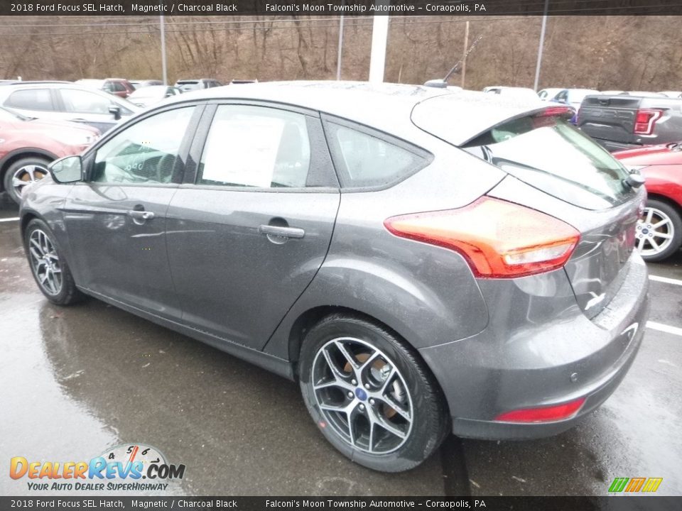 2018 Ford Focus SEL Hatch Magnetic / Charcoal Black Photo #6