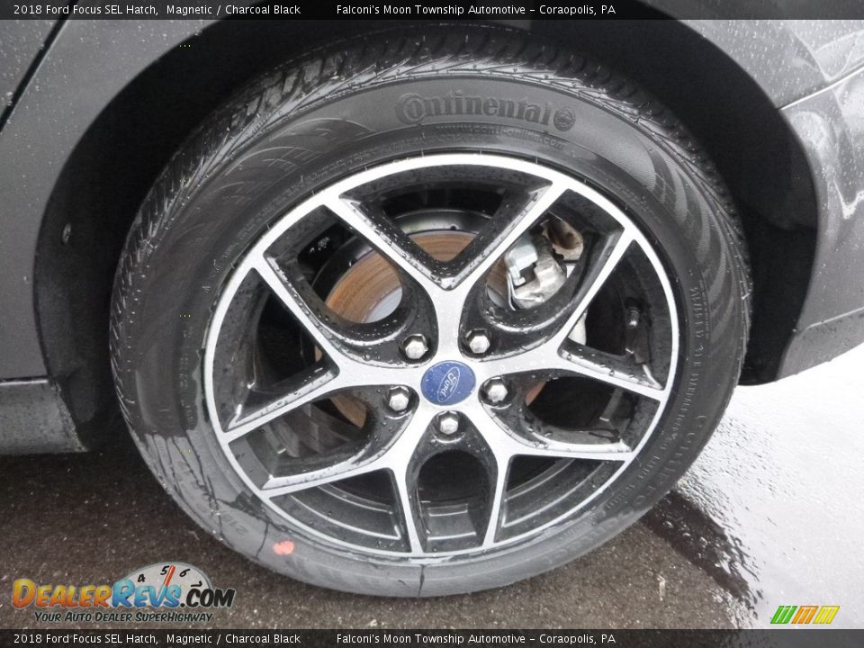 2018 Ford Focus SEL Hatch Magnetic / Charcoal Black Photo #7
