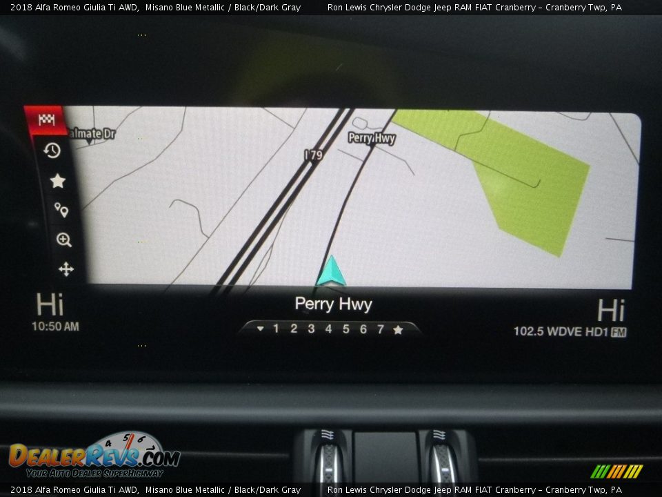 Navigation of 2018 Alfa Romeo Giulia Ti AWD Photo #24