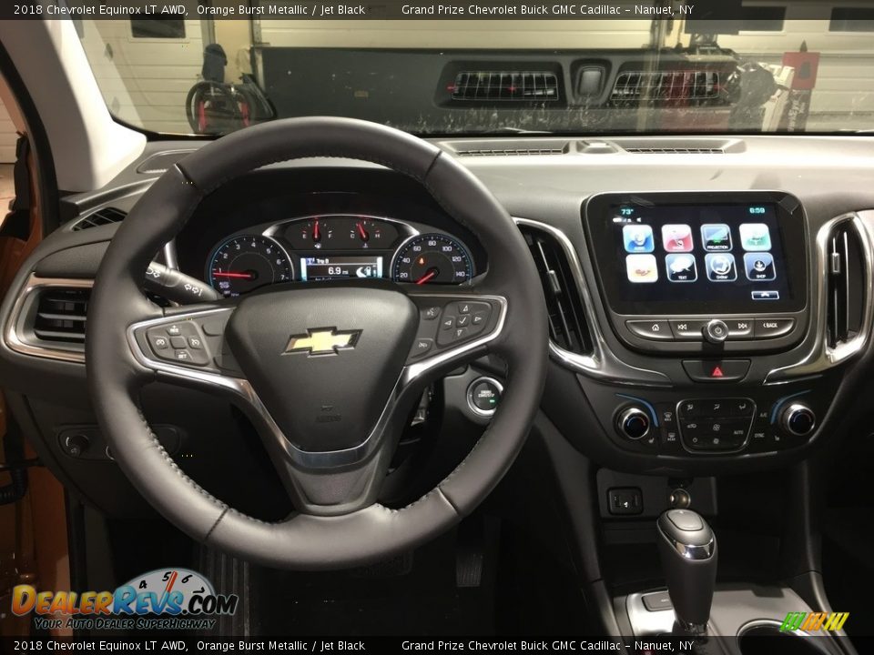 2018 Chevrolet Equinox LT AWD Orange Burst Metallic / Jet Black Photo #12