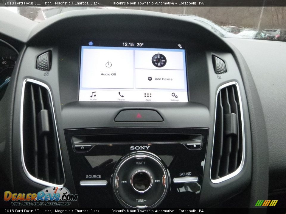 2018 Ford Focus SEL Hatch Magnetic / Charcoal Black Photo #13