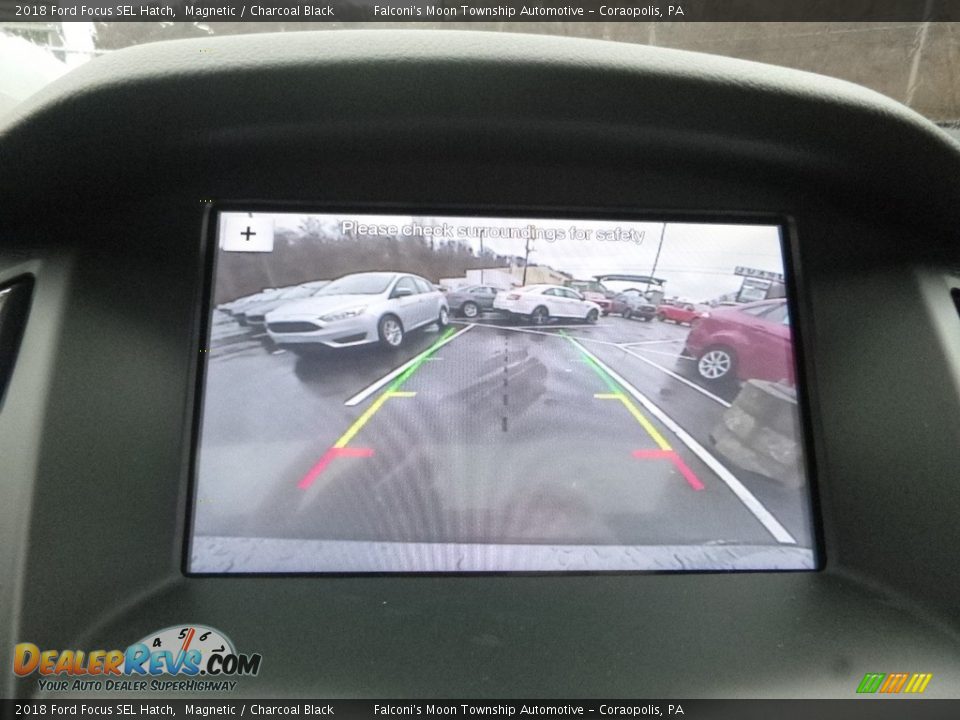 2018 Ford Focus SEL Hatch Magnetic / Charcoal Black Photo #15