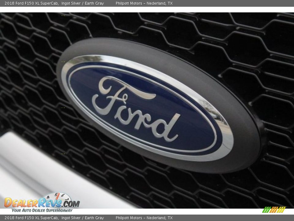 2018 Ford F150 XL SuperCab Ingot Silver / Earth Gray Photo #4