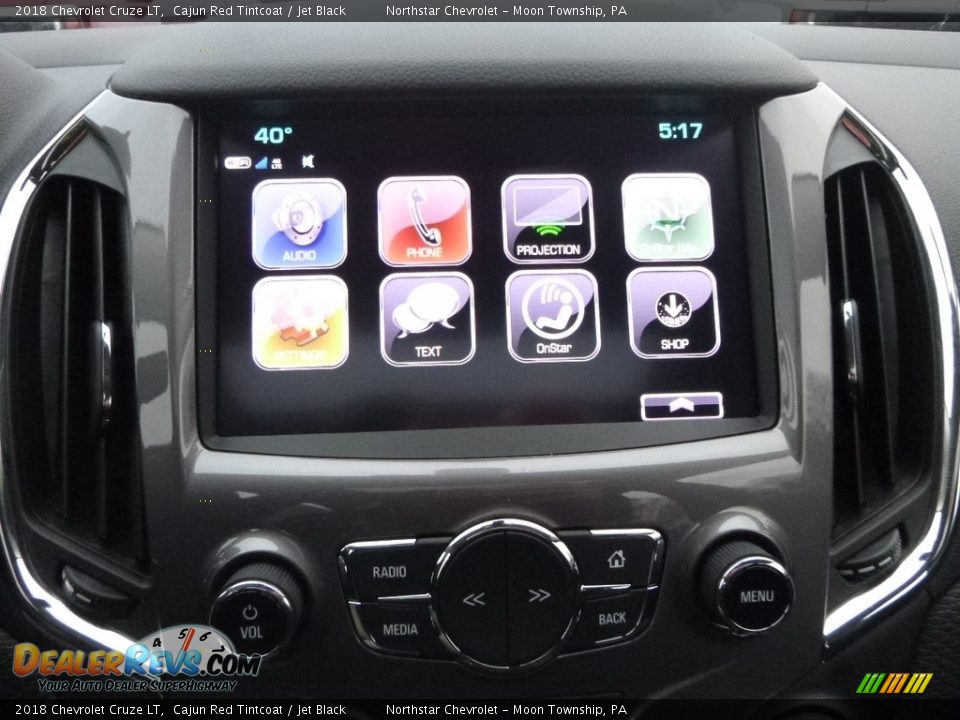 2018 Chevrolet Cruze LT Cajun Red Tintcoat / Jet Black Photo #19