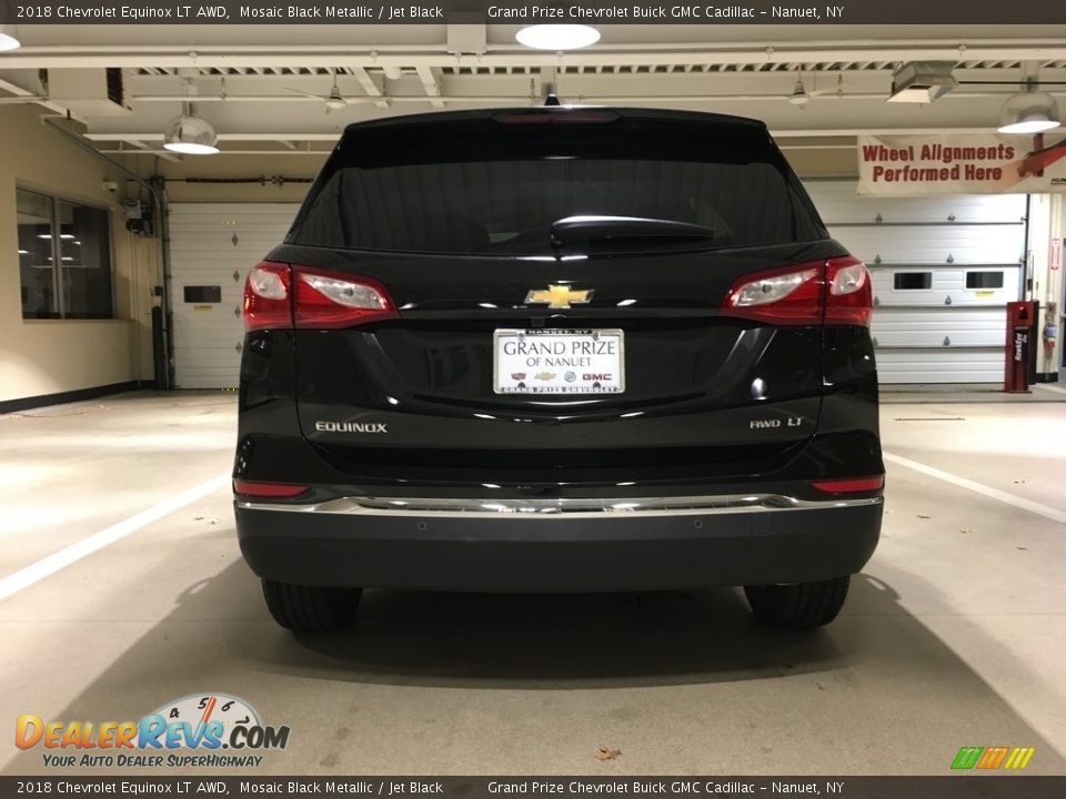 2018 Chevrolet Equinox LT AWD Mosaic Black Metallic / Jet Black Photo #5