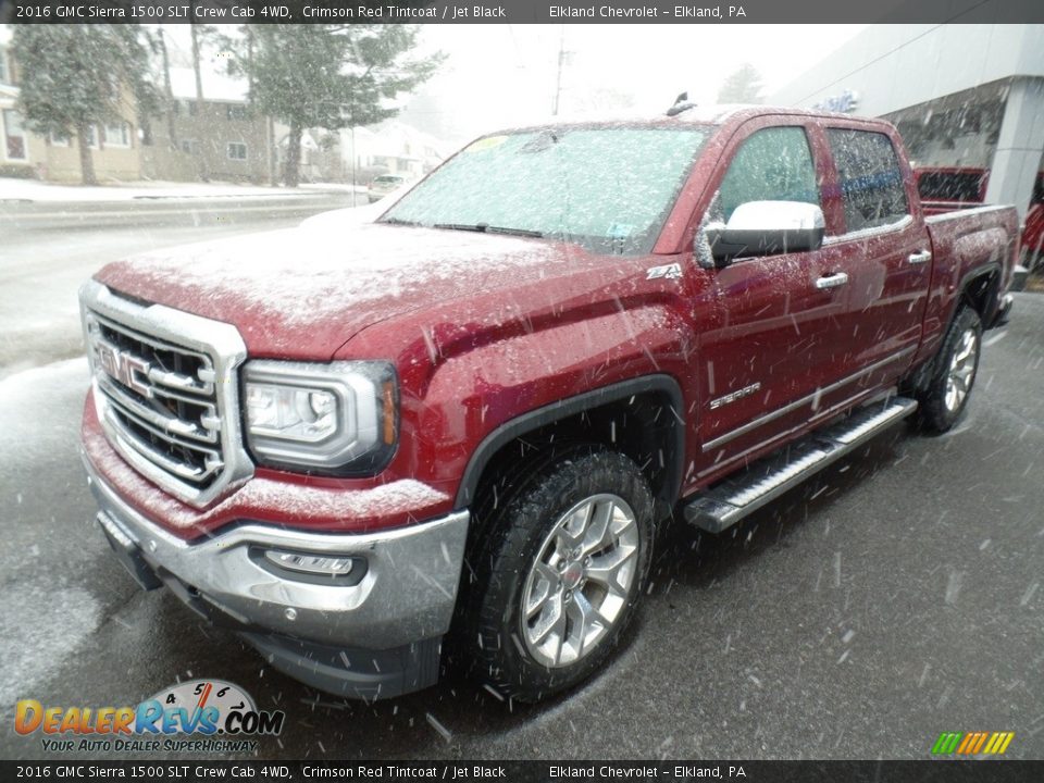 2016 GMC Sierra 1500 SLT Crew Cab 4WD Crimson Red Tintcoat / Jet Black Photo #1