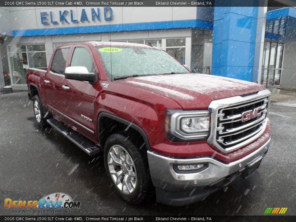 2016 GMC Sierra 1500 SLT Crew Cab 4WD Crimson Red Tintcoat / Jet Black Photo #3