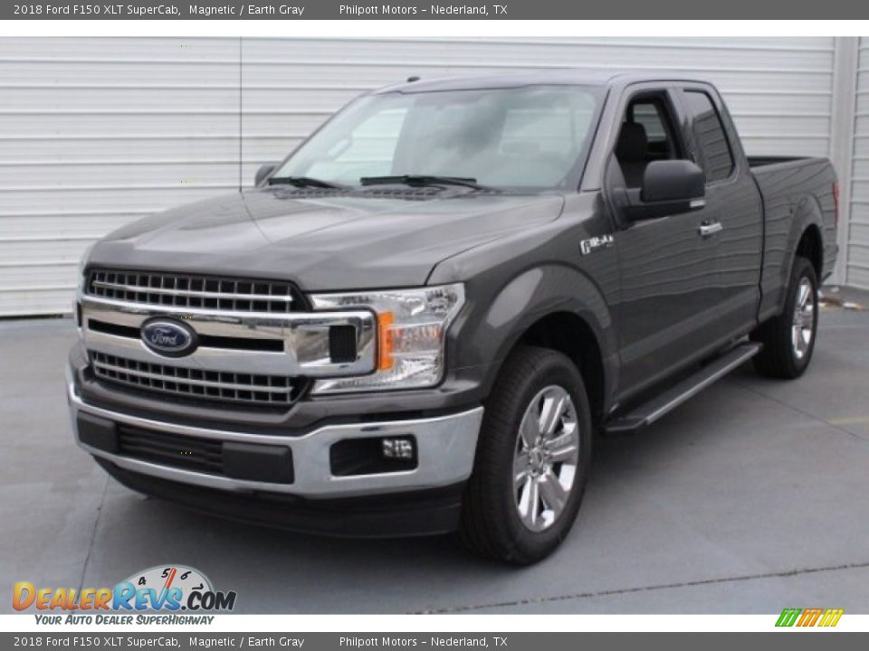 2018 Ford F150 XLT SuperCab Magnetic / Earth Gray Photo #3