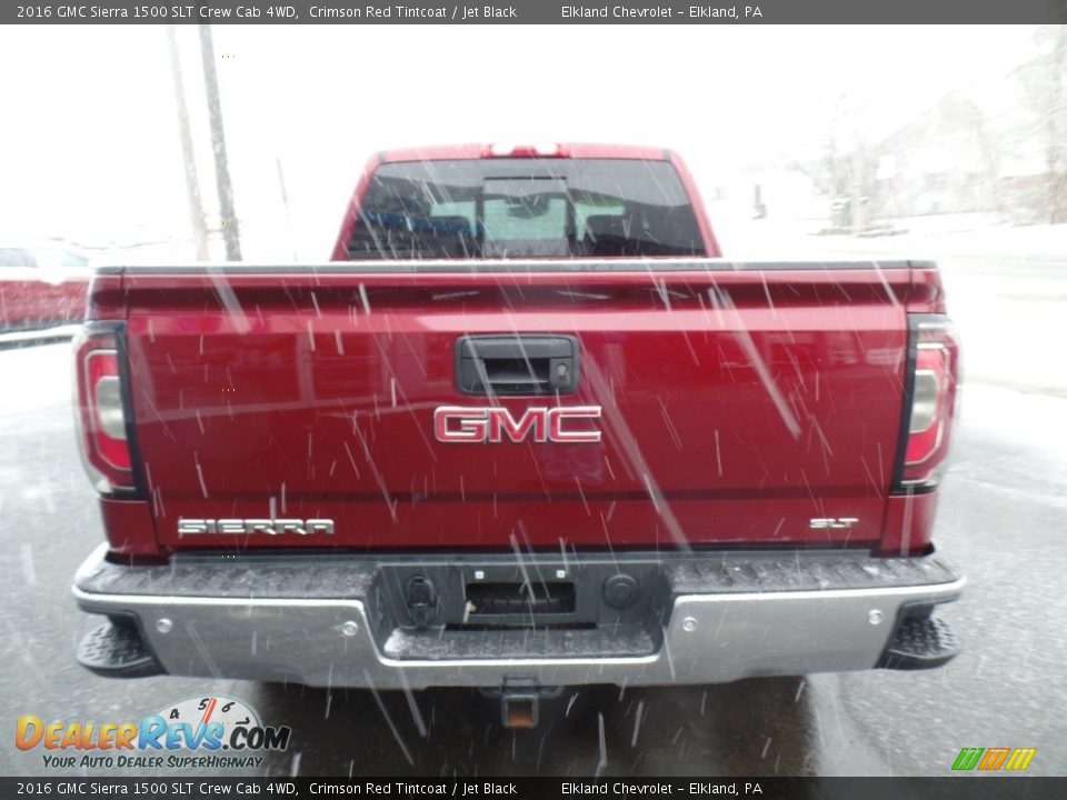 2016 GMC Sierra 1500 SLT Crew Cab 4WD Crimson Red Tintcoat / Jet Black Photo #6