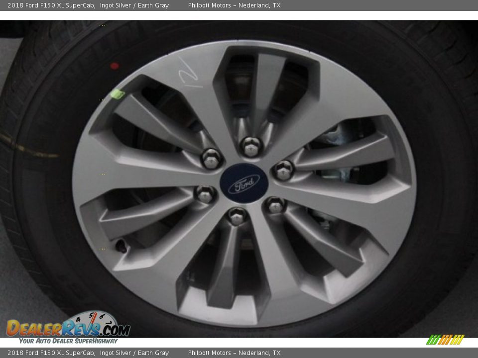 2018 Ford F150 XL SuperCab Ingot Silver / Earth Gray Photo #5
