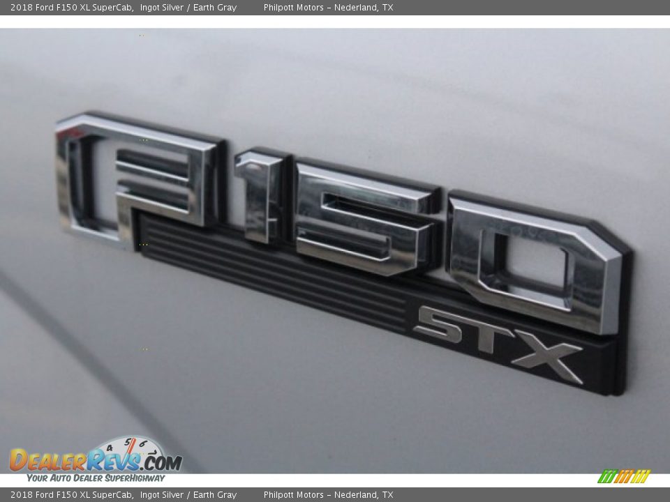 2018 Ford F150 XL SuperCab Ingot Silver / Earth Gray Photo #7