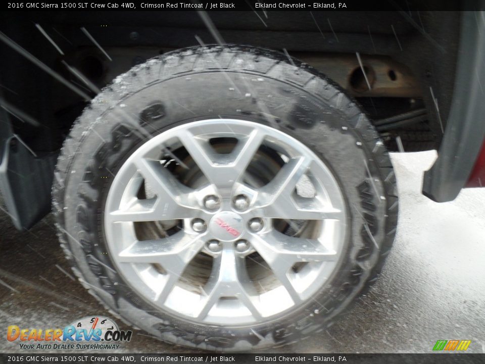 2016 GMC Sierra 1500 SLT Crew Cab 4WD Crimson Red Tintcoat / Jet Black Photo #9