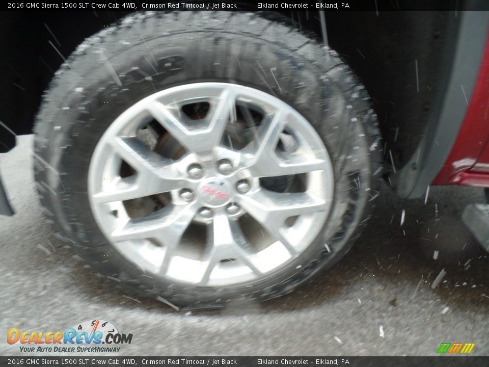 2016 GMC Sierra 1500 SLT Crew Cab 4WD Crimson Red Tintcoat / Jet Black Photo #10