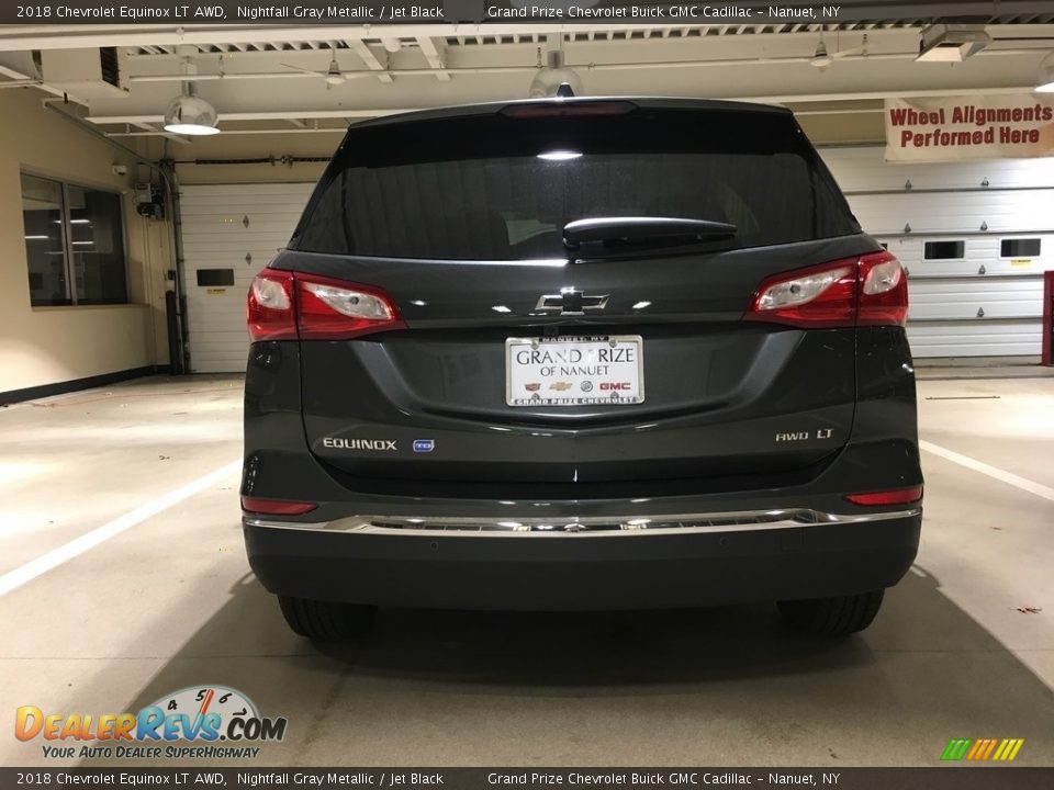 2018 Chevrolet Equinox LT AWD Nightfall Gray Metallic / Jet Black Photo #5
