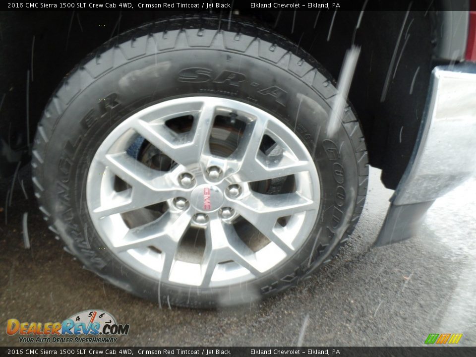 2016 GMC Sierra 1500 SLT Crew Cab 4WD Crimson Red Tintcoat / Jet Black Photo #11