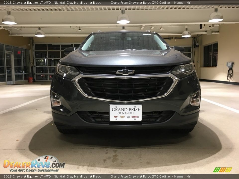 2018 Chevrolet Equinox LT AWD Nightfall Gray Metallic / Jet Black Photo #8