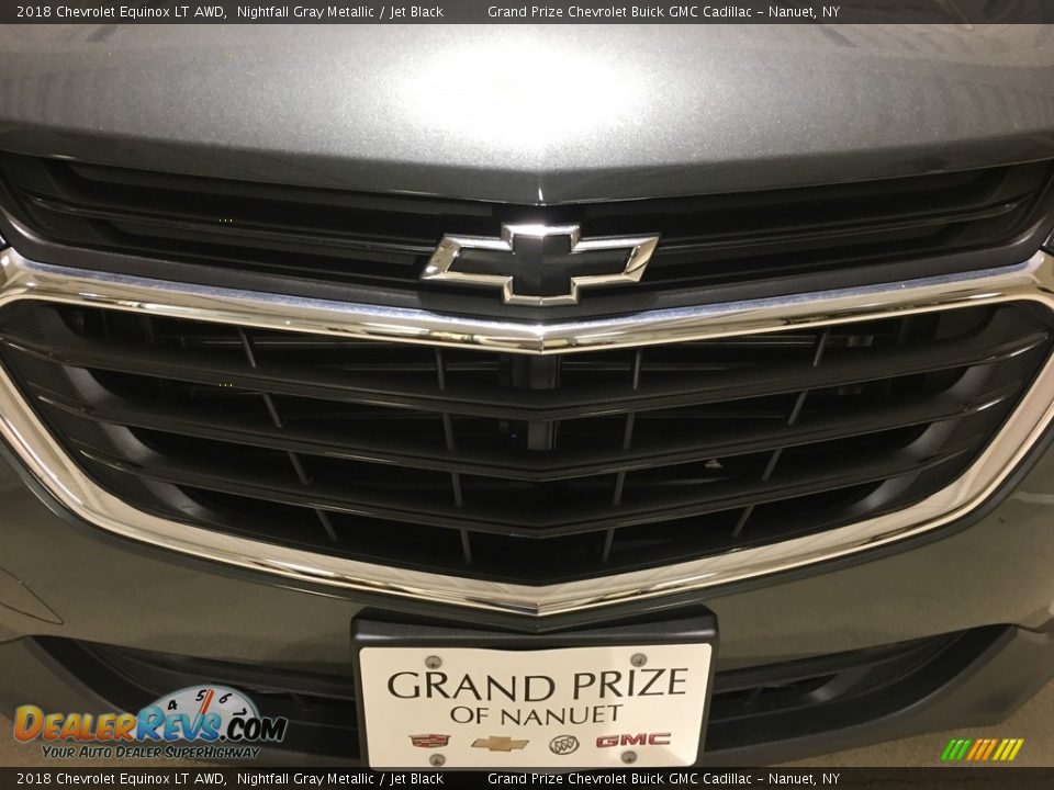 2018 Chevrolet Equinox LT AWD Nightfall Gray Metallic / Jet Black Photo #9