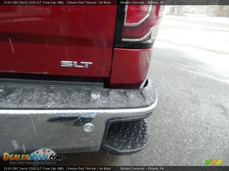 2016 GMC Sierra 1500 SLT Crew Cab 4WD Crimson Red Tintcoat / Jet Black Photo #14