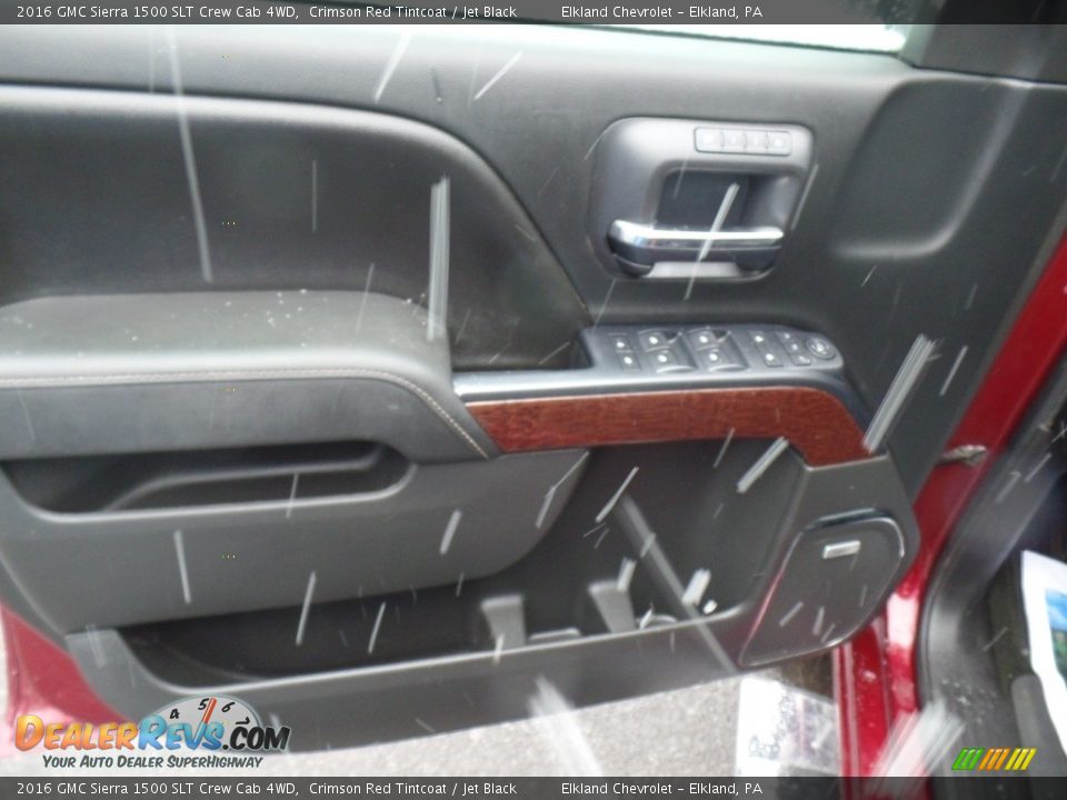 2016 GMC Sierra 1500 SLT Crew Cab 4WD Crimson Red Tintcoat / Jet Black Photo #16