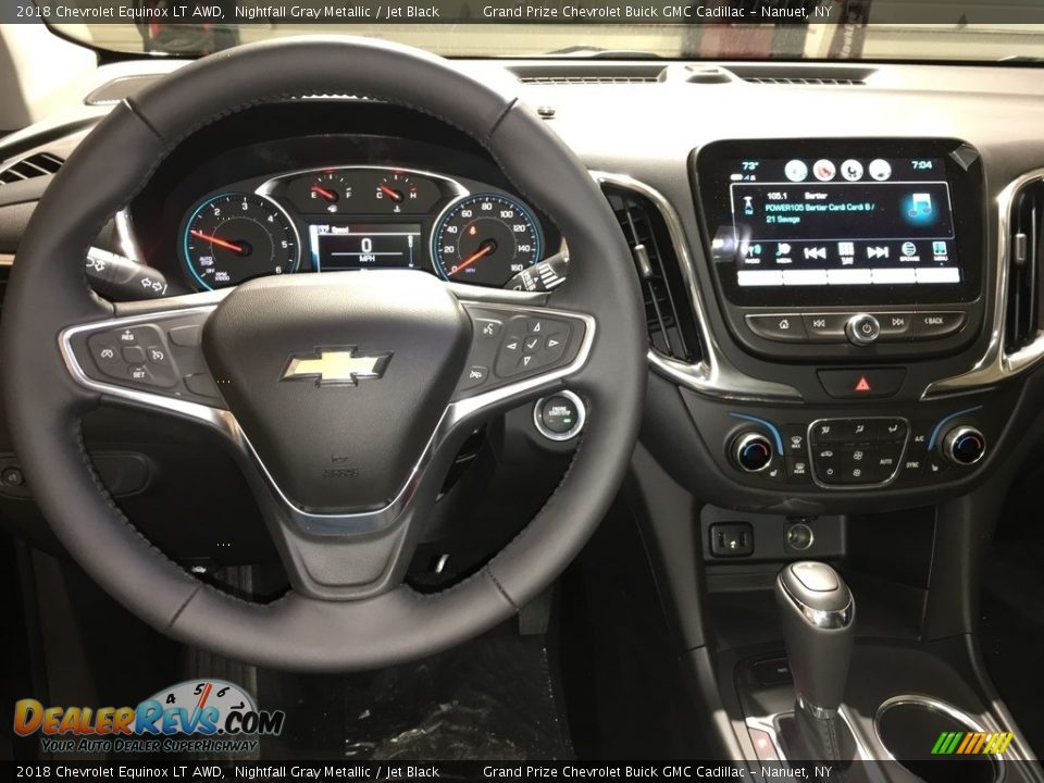 2018 Chevrolet Equinox LT AWD Nightfall Gray Metallic / Jet Black Photo #13
