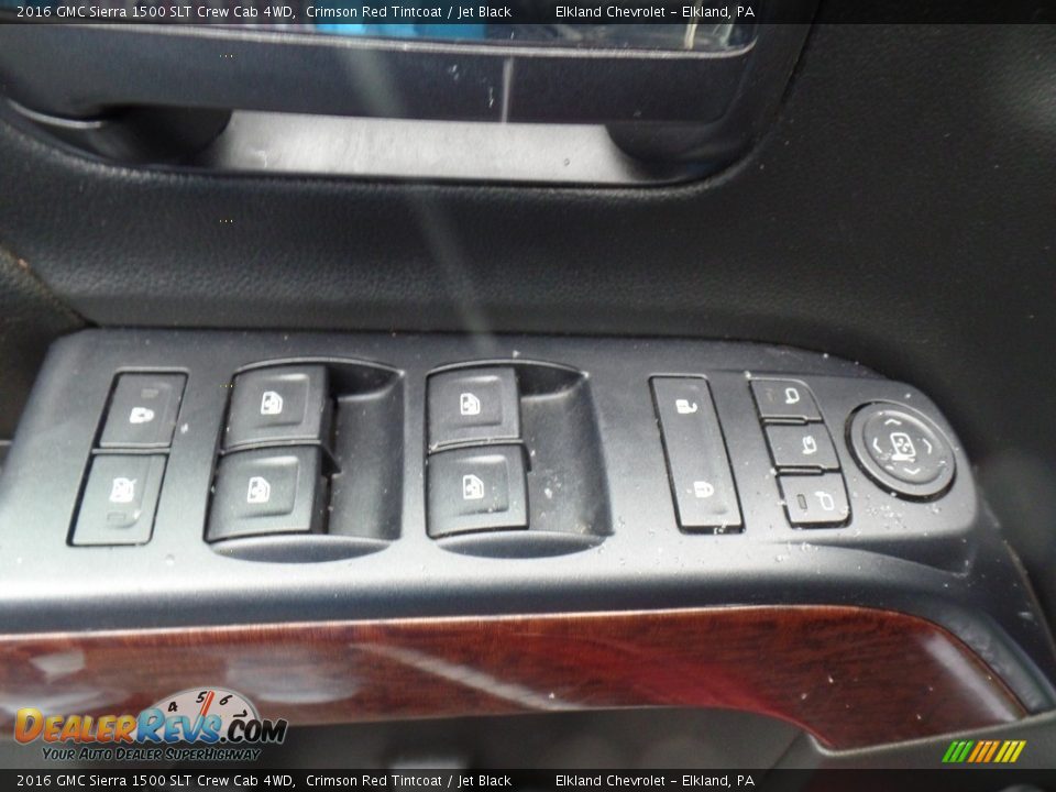 2016 GMC Sierra 1500 SLT Crew Cab 4WD Crimson Red Tintcoat / Jet Black Photo #18