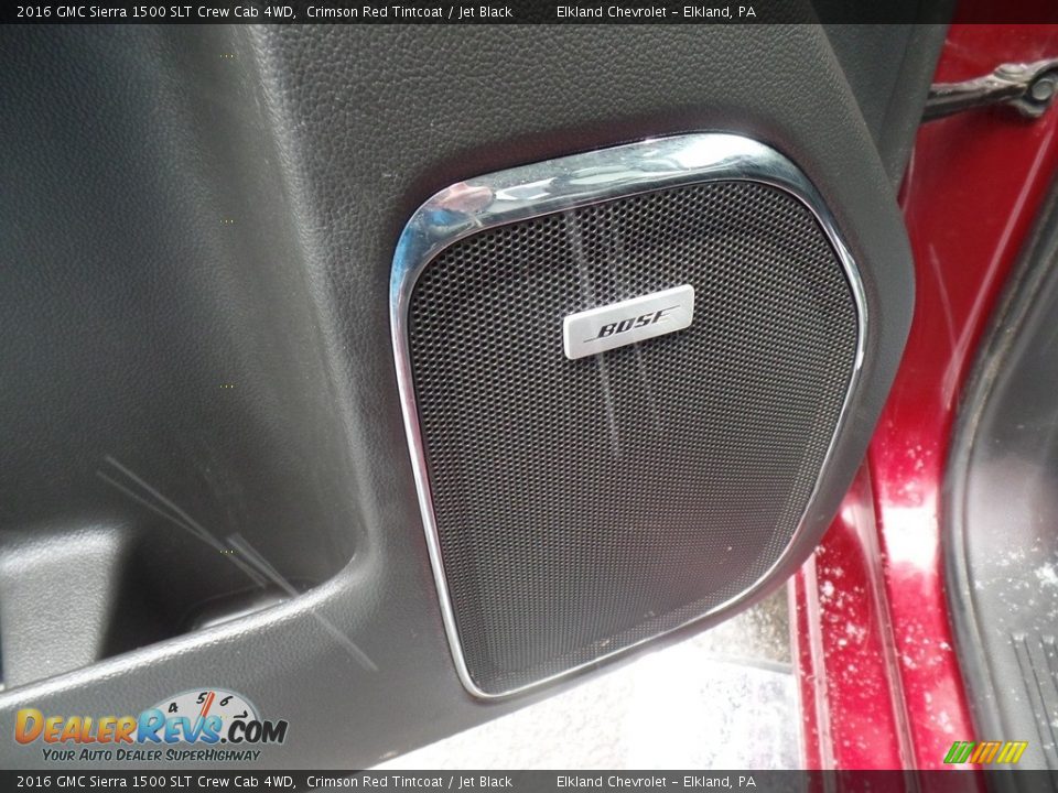 2016 GMC Sierra 1500 SLT Crew Cab 4WD Crimson Red Tintcoat / Jet Black Photo #19