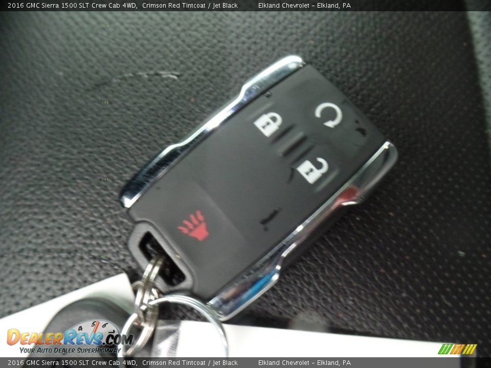 2016 GMC Sierra 1500 SLT Crew Cab 4WD Crimson Red Tintcoat / Jet Black Photo #21