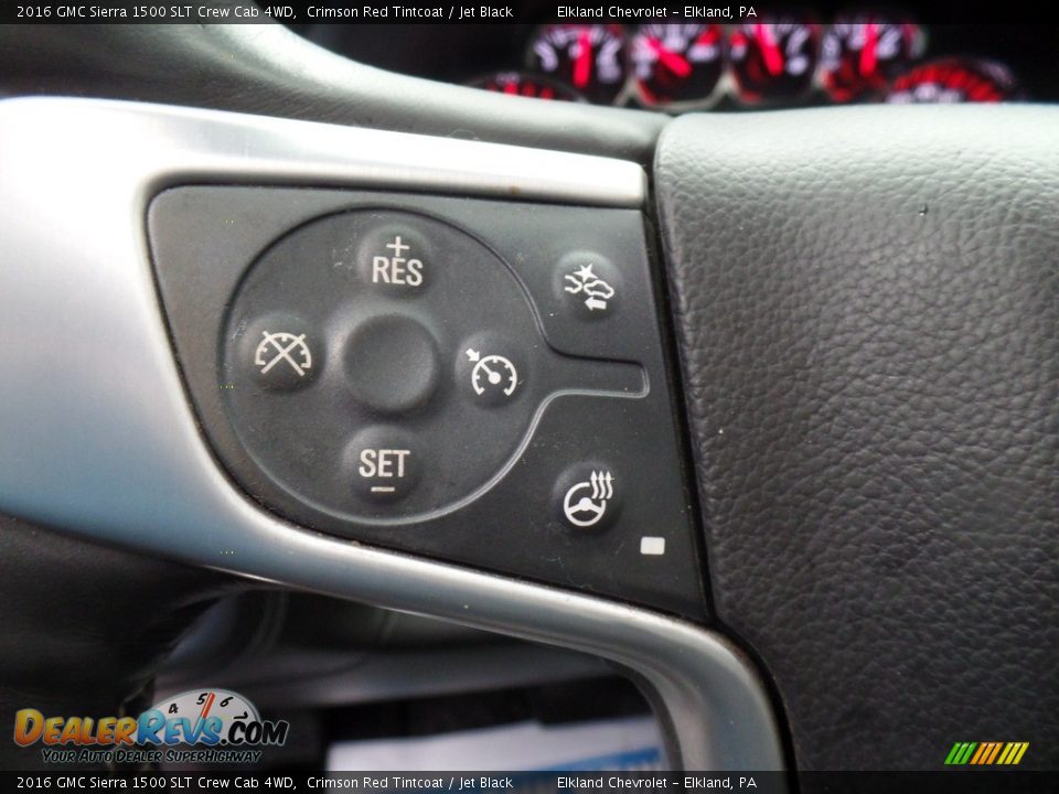 2016 GMC Sierra 1500 SLT Crew Cab 4WD Crimson Red Tintcoat / Jet Black Photo #26