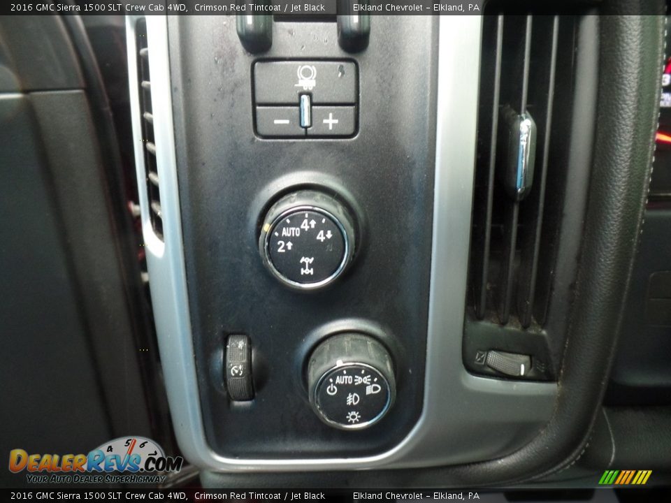 2016 GMC Sierra 1500 SLT Crew Cab 4WD Crimson Red Tintcoat / Jet Black Photo #27