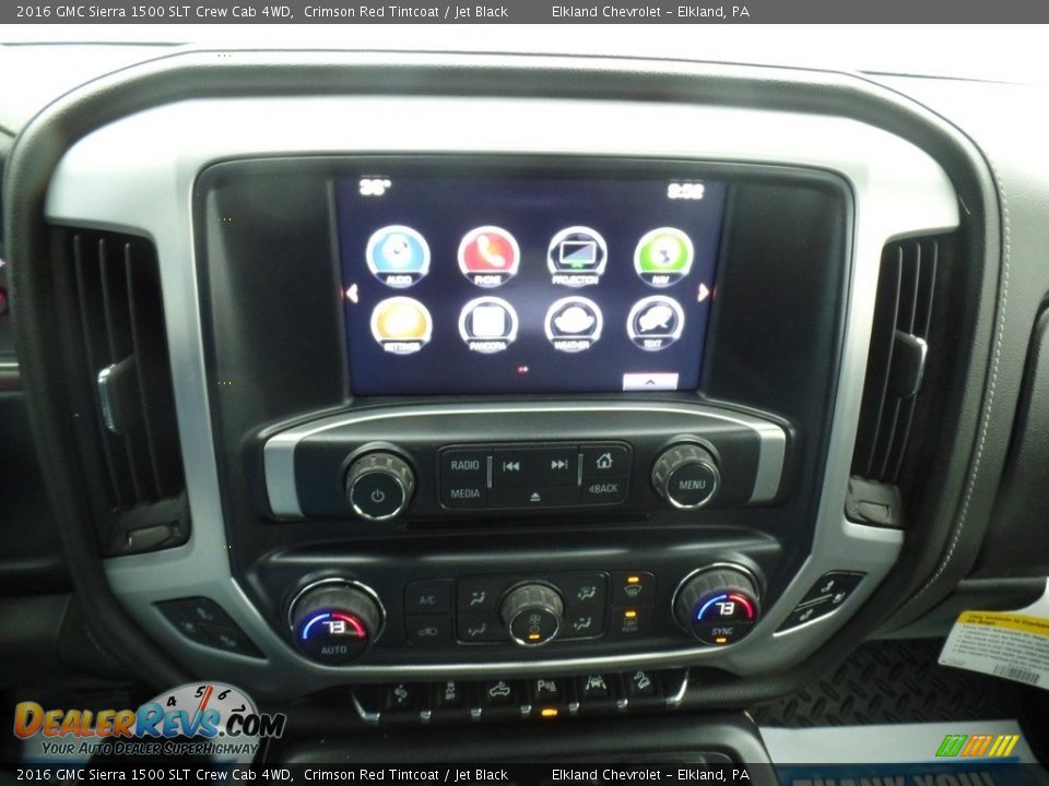 2016 GMC Sierra 1500 SLT Crew Cab 4WD Crimson Red Tintcoat / Jet Black Photo #31