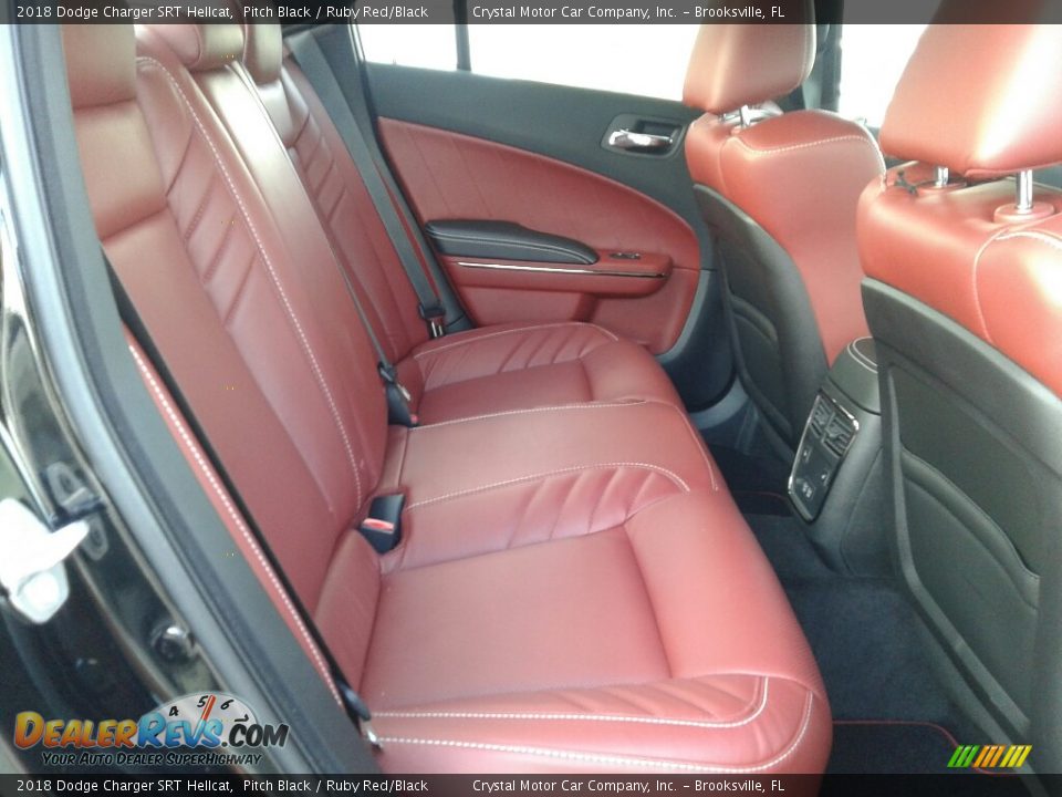 Rear Seat of 2018 Dodge Charger SRT Hellcat Photo #11