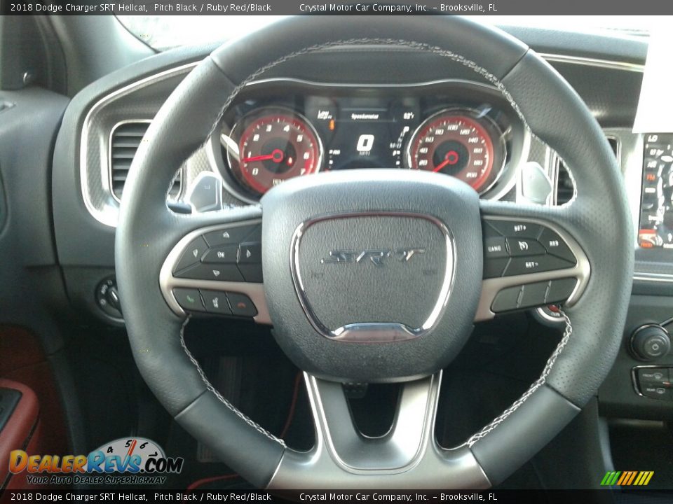 2018 Dodge Charger SRT Hellcat Steering Wheel Photo #14