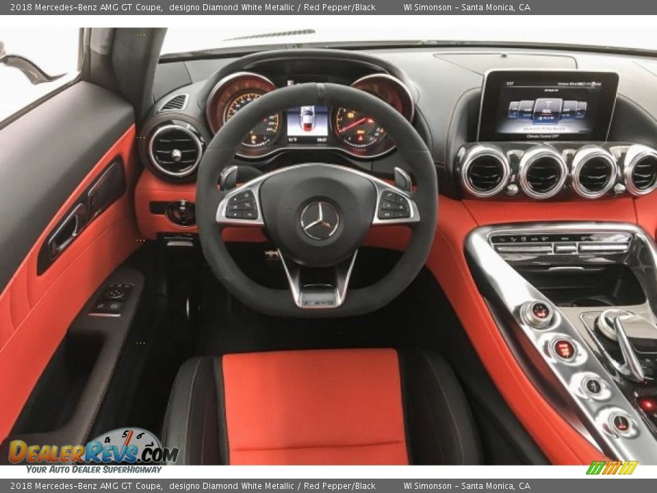 Dashboard of 2018 Mercedes-Benz AMG GT Coupe Photo #4