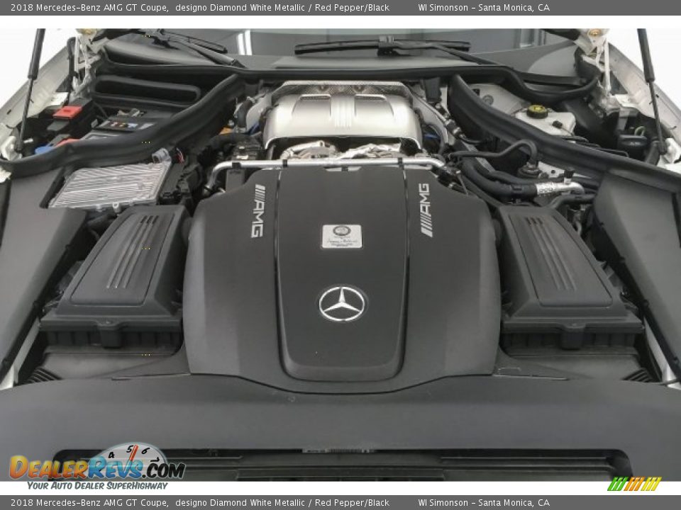 2018 Mercedes-Benz AMG GT Coupe 4.0 Liter AMG Twin-Turbocharged DOHC 32-Valve VVT V8 Engine Photo #9