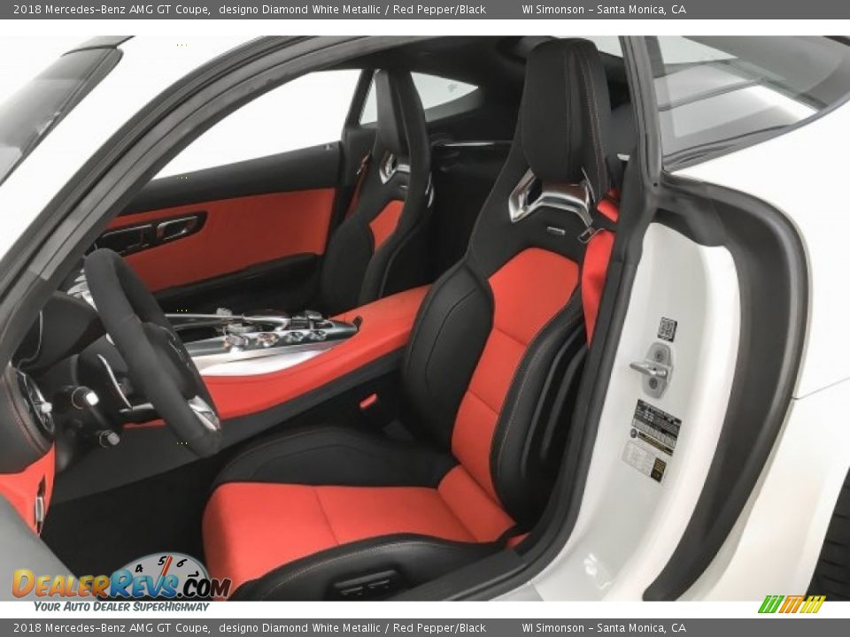 Front Seat of 2018 Mercedes-Benz AMG GT Coupe Photo #13