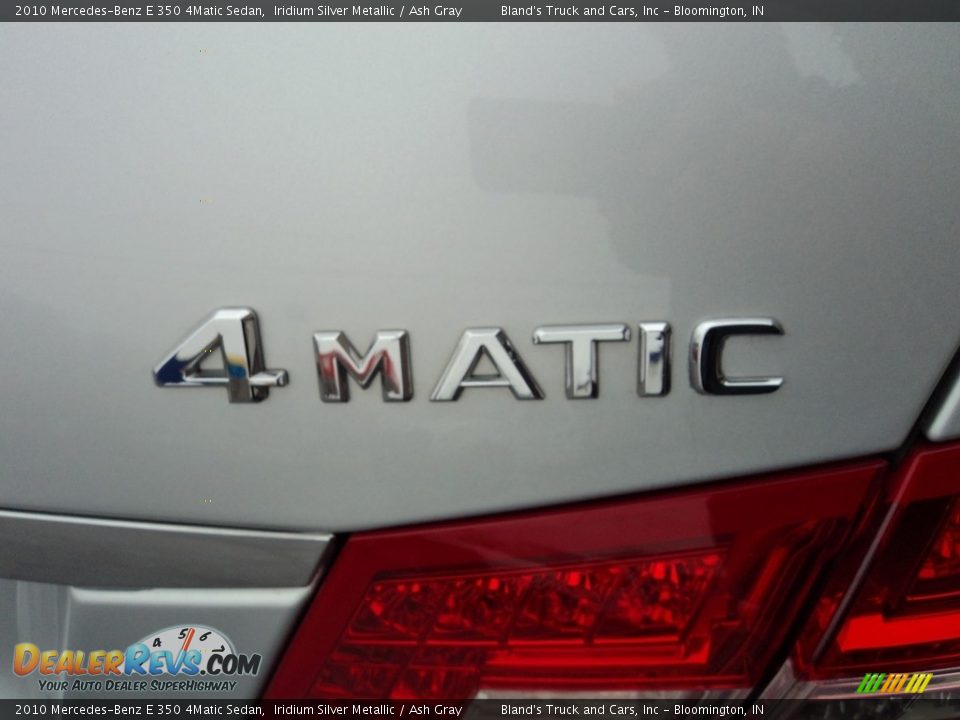 2010 Mercedes-Benz E 350 4Matic Sedan Iridium Silver Metallic / Ash Gray Photo #29
