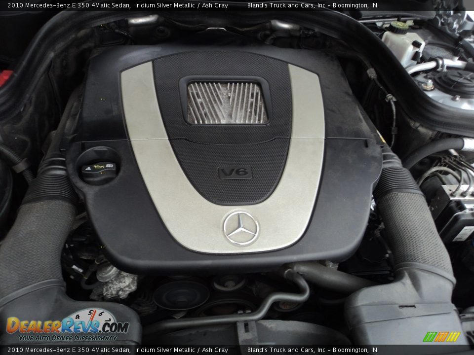 2010 Mercedes-Benz E 350 4Matic Sedan Iridium Silver Metallic / Ash Gray Photo #32