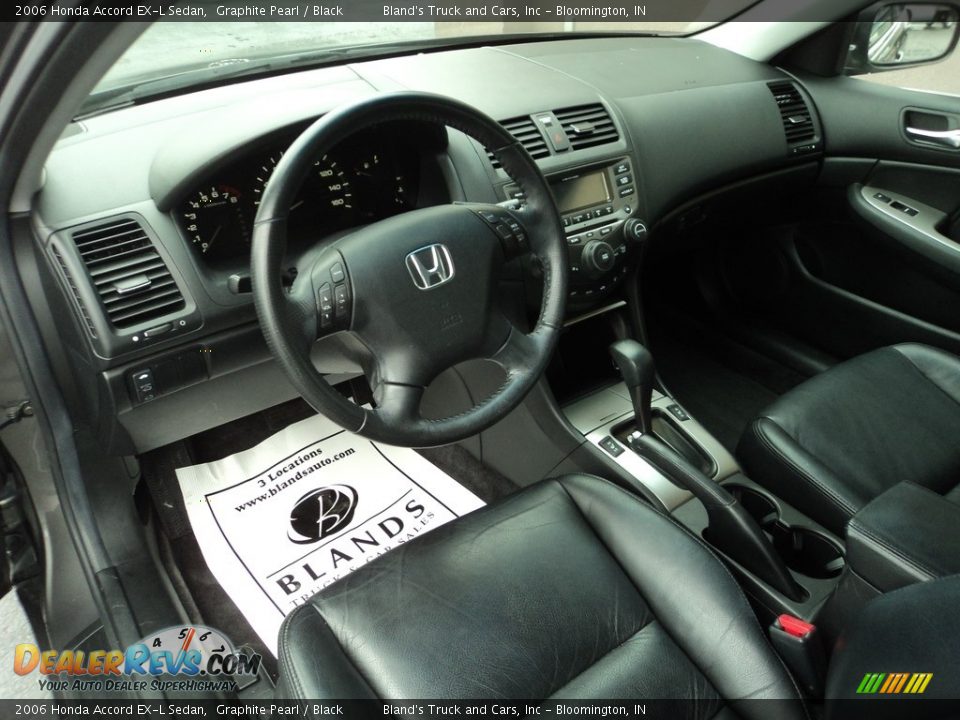 2006 Honda Accord EX-L Sedan Graphite Pearl / Black Photo #6