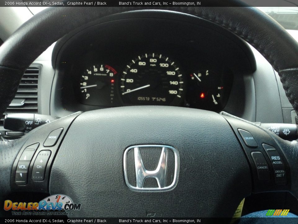 2006 Honda Accord EX-L Sedan Graphite Pearl / Black Photo #11