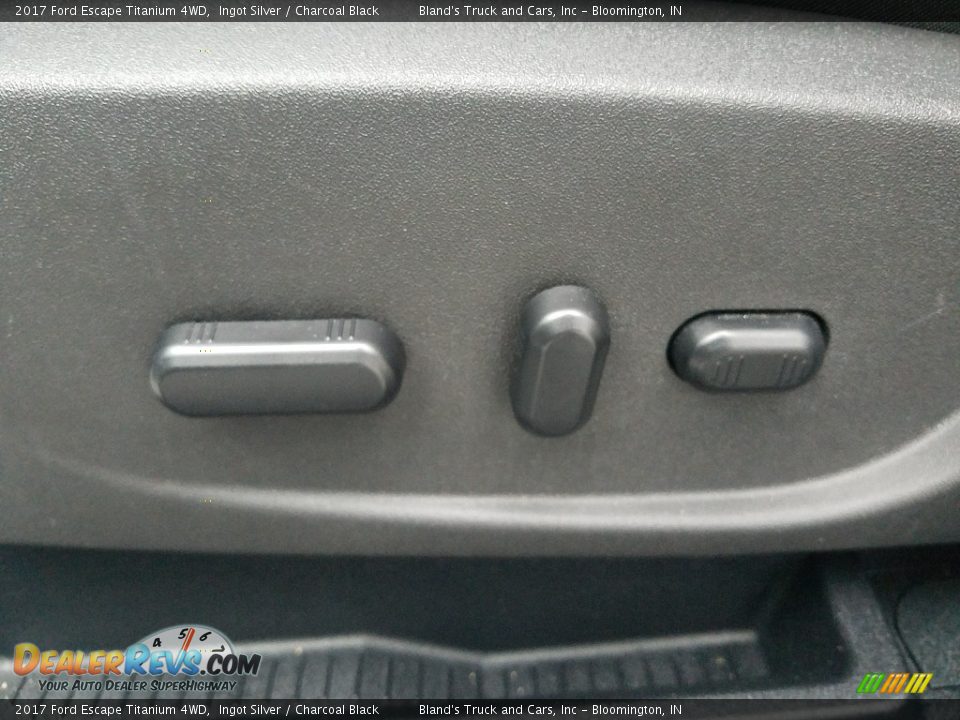2017 Ford Escape Titanium 4WD Ingot Silver / Charcoal Black Photo #13