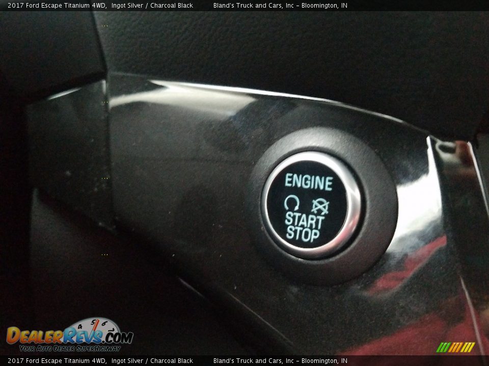 2017 Ford Escape Titanium 4WD Ingot Silver / Charcoal Black Photo #24