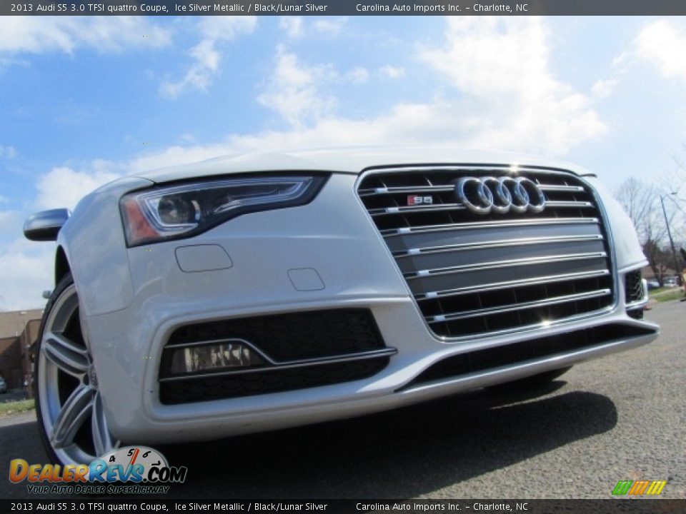 2013 Audi S5 3.0 TFSI quattro Coupe Ice Silver Metallic / Black/Lunar Silver Photo #1