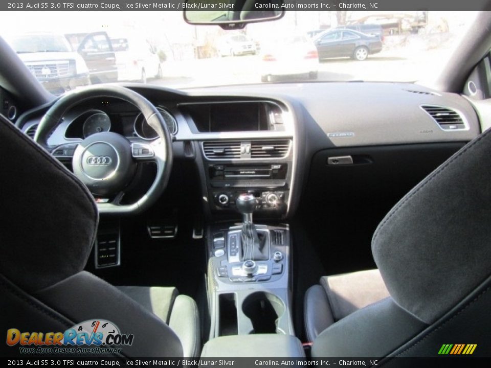 2013 Audi S5 3.0 TFSI quattro Coupe Ice Silver Metallic / Black/Lunar Silver Photo #13