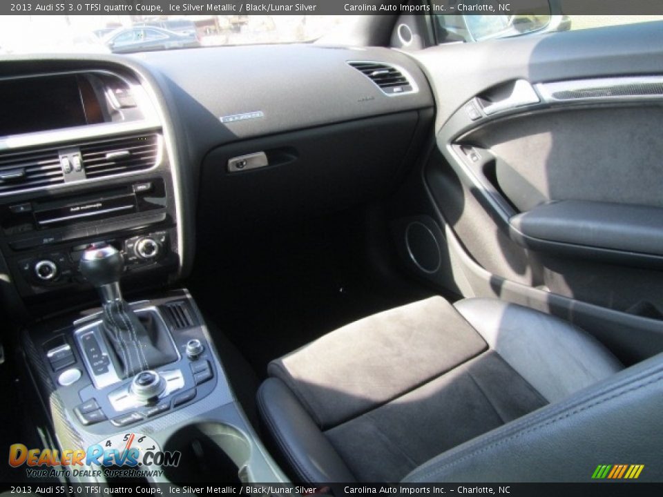 2013 Audi S5 3.0 TFSI quattro Coupe Ice Silver Metallic / Black/Lunar Silver Photo #14