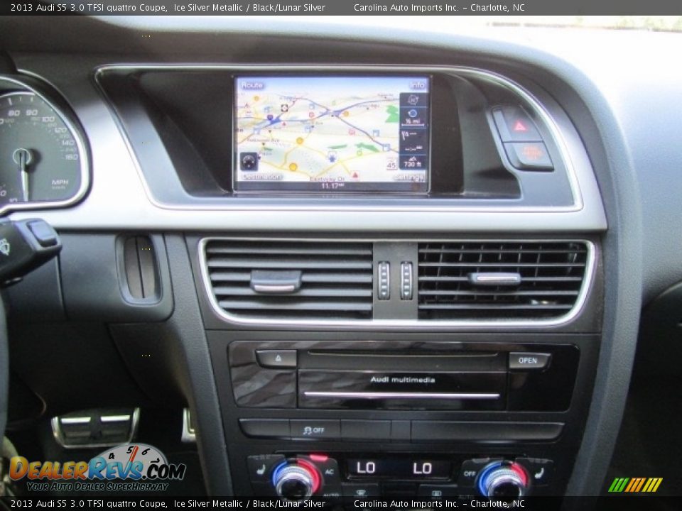 2013 Audi S5 3.0 TFSI quattro Coupe Ice Silver Metallic / Black/Lunar Silver Photo #17