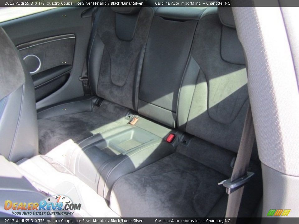 2013 Audi S5 3.0 TFSI quattro Coupe Ice Silver Metallic / Black/Lunar Silver Photo #21