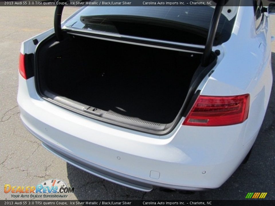 2013 Audi S5 3.0 TFSI quattro Coupe Ice Silver Metallic / Black/Lunar Silver Photo #22
