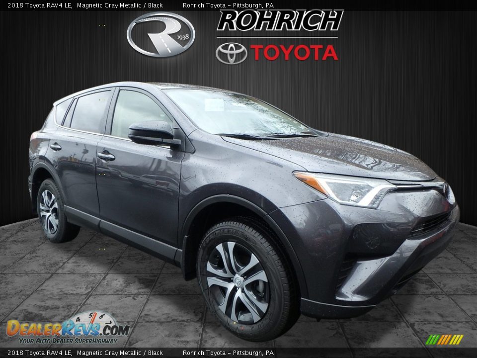 2018 Toyota RAV4 LE Magnetic Gray Metallic / Black Photo #1