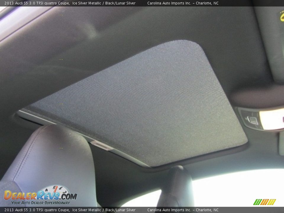 2013 Audi S5 3.0 TFSI quattro Coupe Ice Silver Metallic / Black/Lunar Silver Photo #25